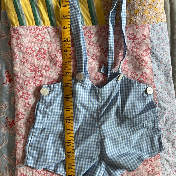 2 pc Bundle of Vintage 60’s Toddler overalls 12-18 months or small 2 year old - Picture 11 of 13